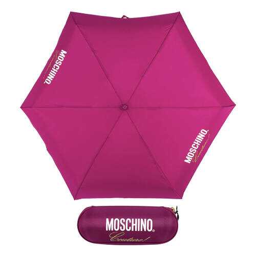 Зонт MOSCHINO 8014 бордовый в Бершка