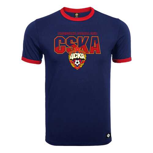 Футболка мужская ПФК ЦСКА PROFESSIONAL FOOTBALL CLUB синяя XXXL в Бершка