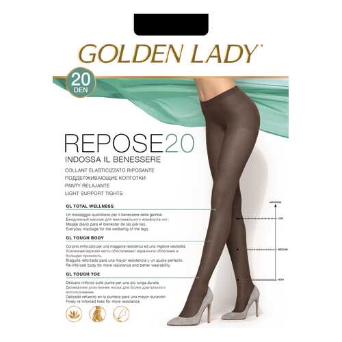 Колготки Golden Lady REPOSE 20, nero, 4/L в Бершка