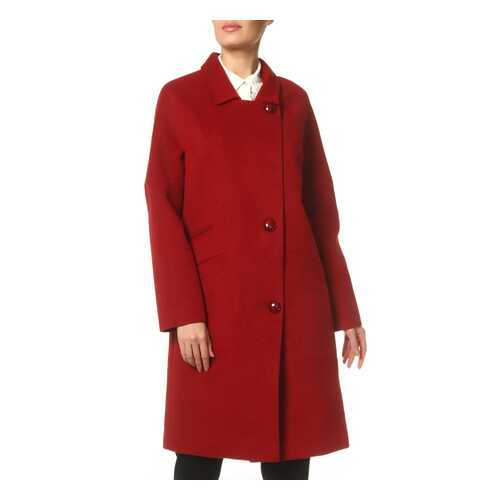 Пальто женское Classic Fashion M35DK0045 красное 42 RU в Бершка