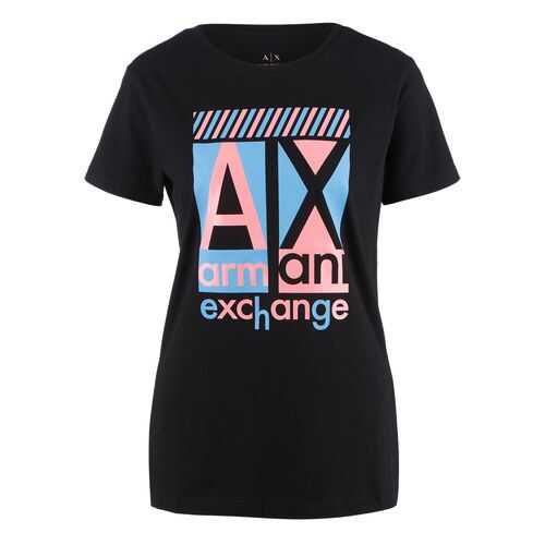 Футболка женская Armani Exchange 3HYTED YJ16Z 1 черная XS в Бершка